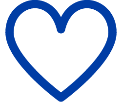 Icon of a blue heart