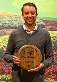 SentryWolrd receives 2019 Destination Golf Course of the Year